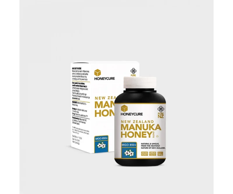 miel de manuka new zealand 380g honeycure maroc prime pharma