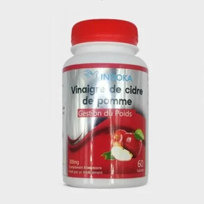 Vinaigre de cidre de pomme en gélules 60 capsules pour une digestion saine et une gestion du poids